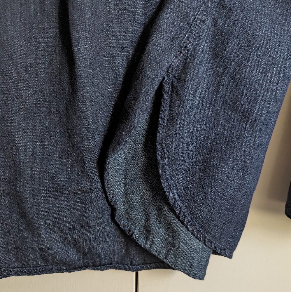 Dark Denim Button Up - Picture 5 of 7